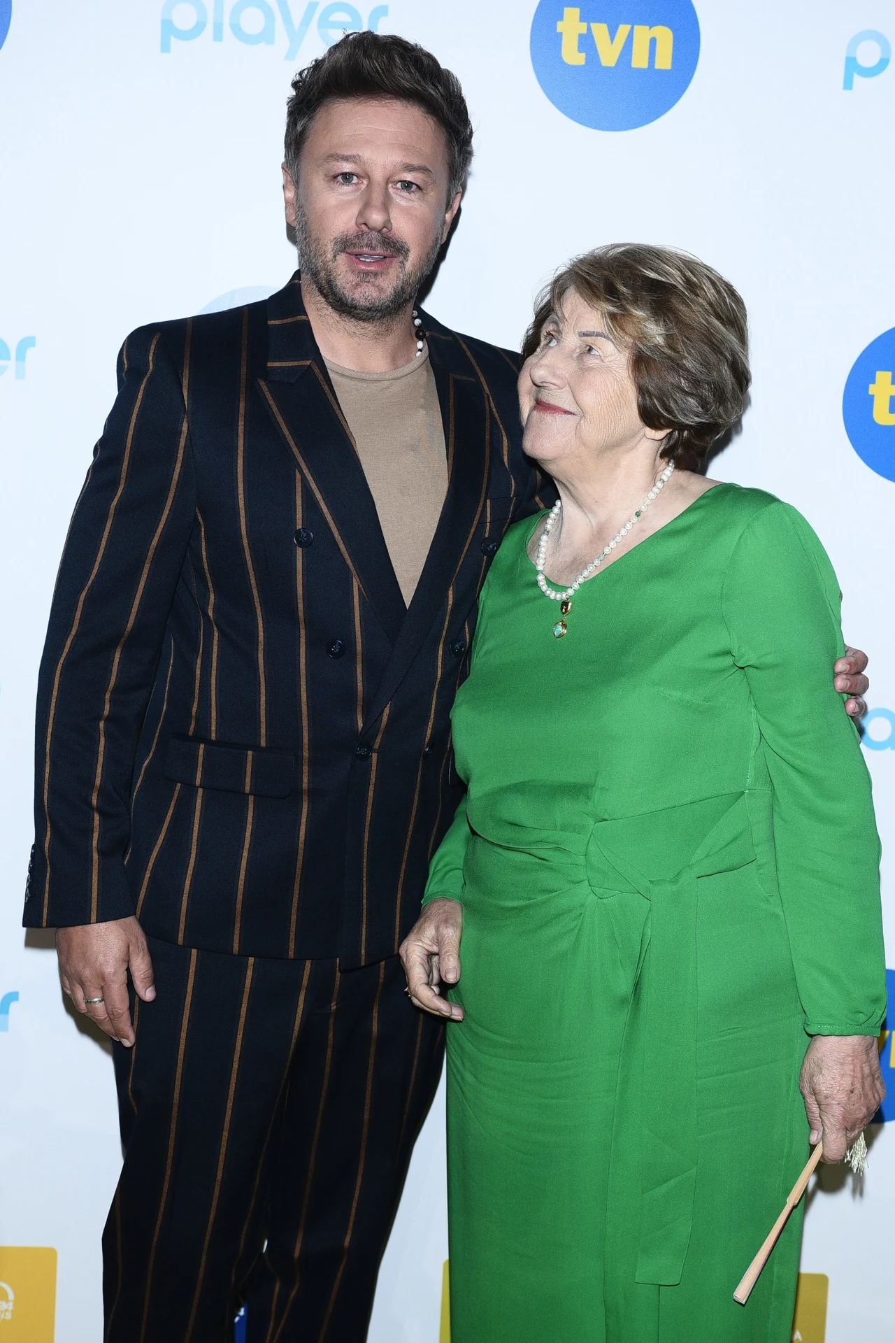 Andrzej Piaseczny z mamą Andrzej Piaseczny z mamą