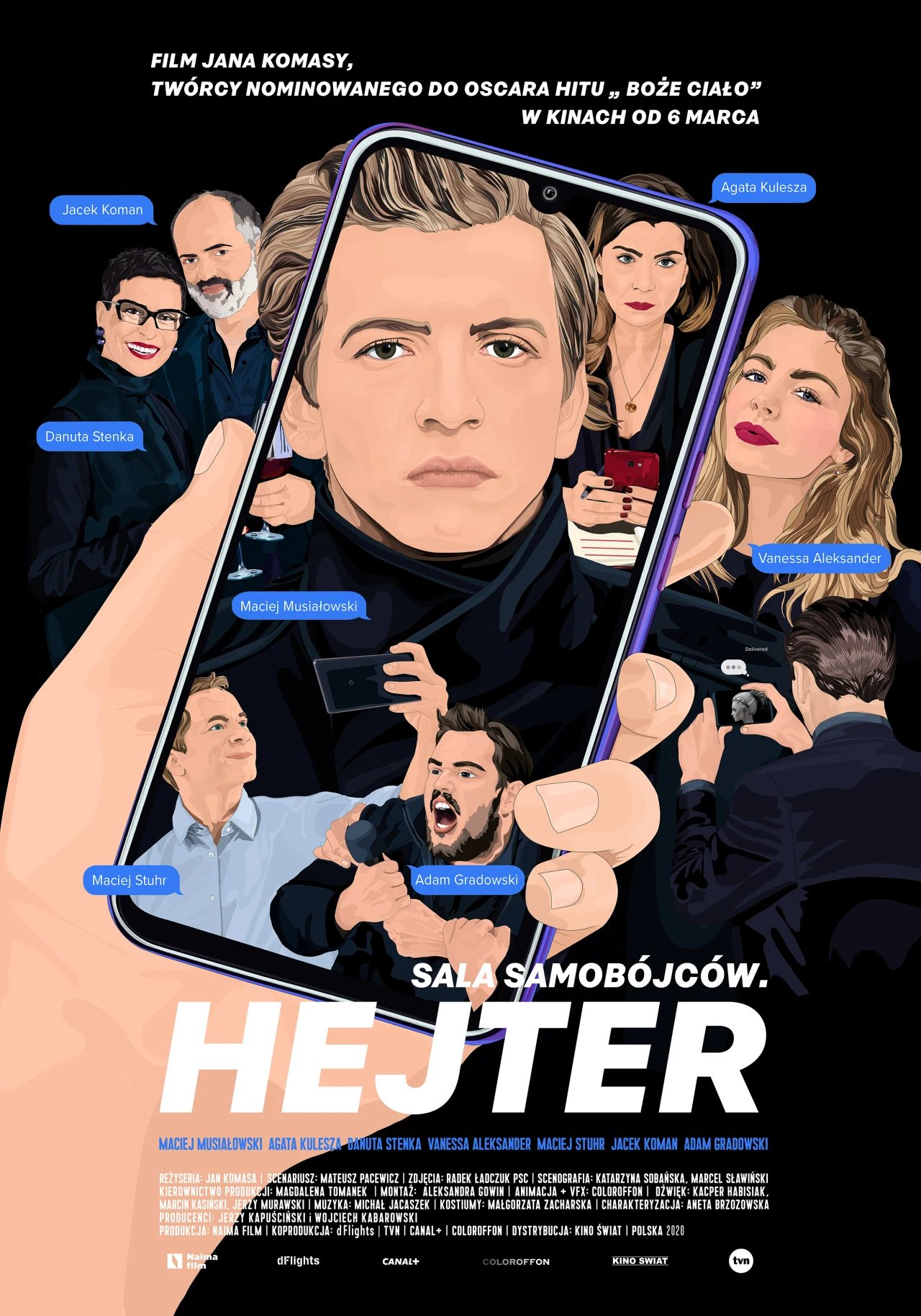 Plakat filmu "Sala samobojców. Hejter" Plakat filmu "Sala samobojców. Hejter"
