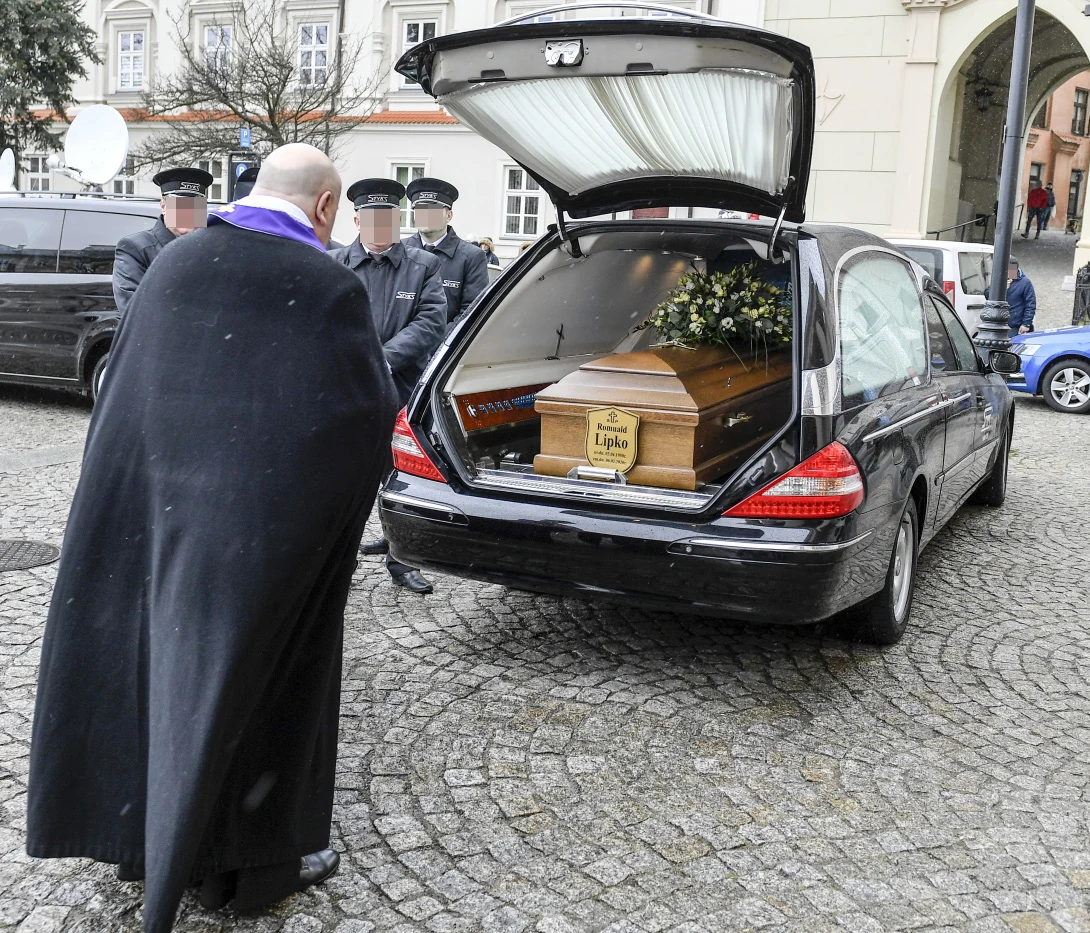 Pogrzeb Romualda Lipki