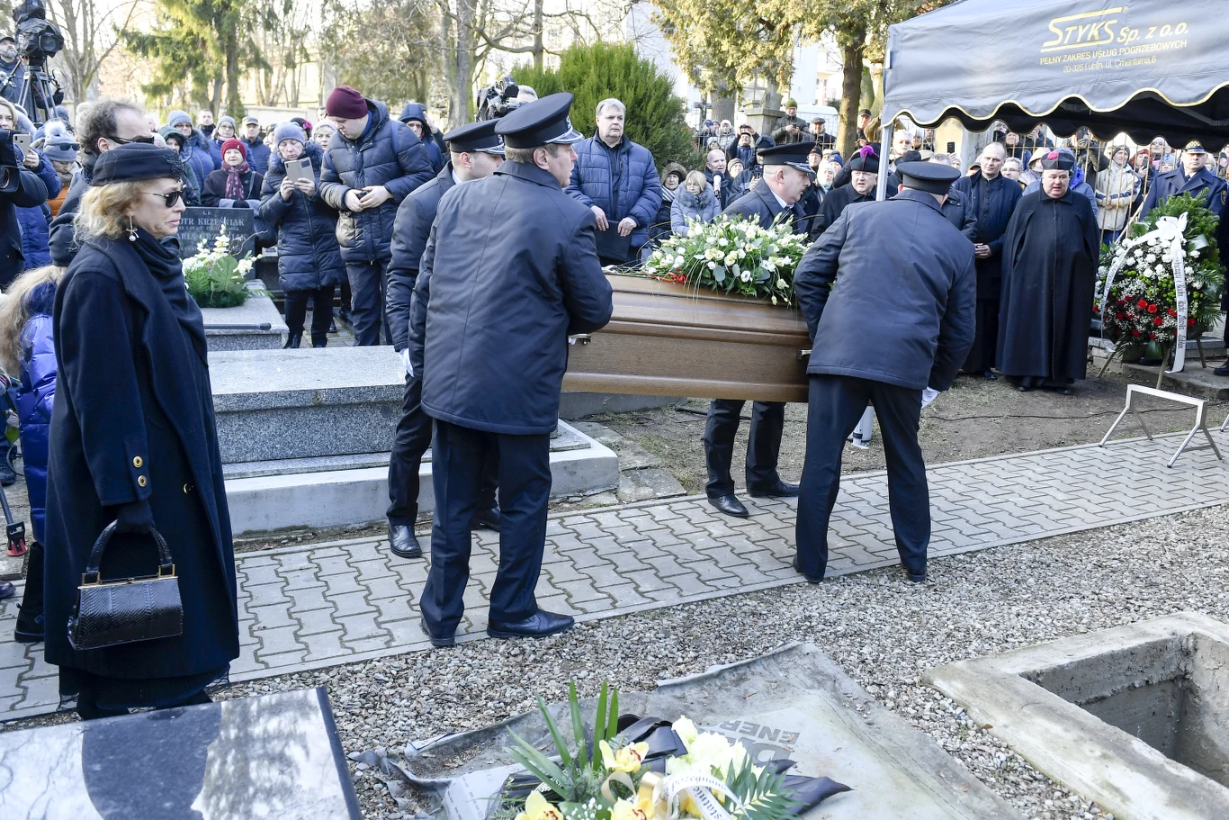 Uroczystości pogrzebowe Romualda Lipki