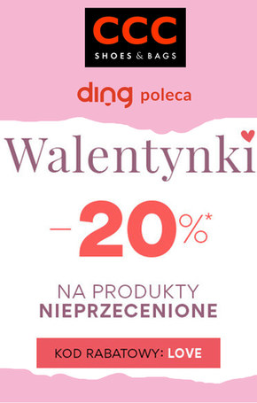 Walentynkowe okazje w sklepach CCC