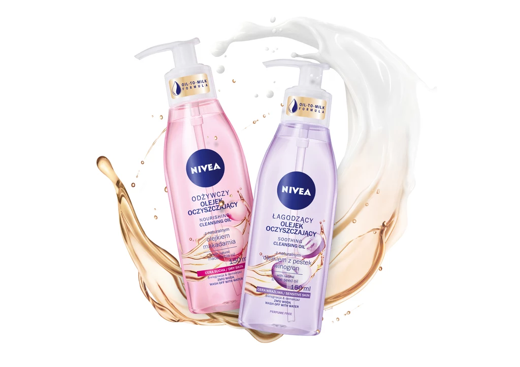 NIVEA: Olejki z formułą OIL-TO-MILK