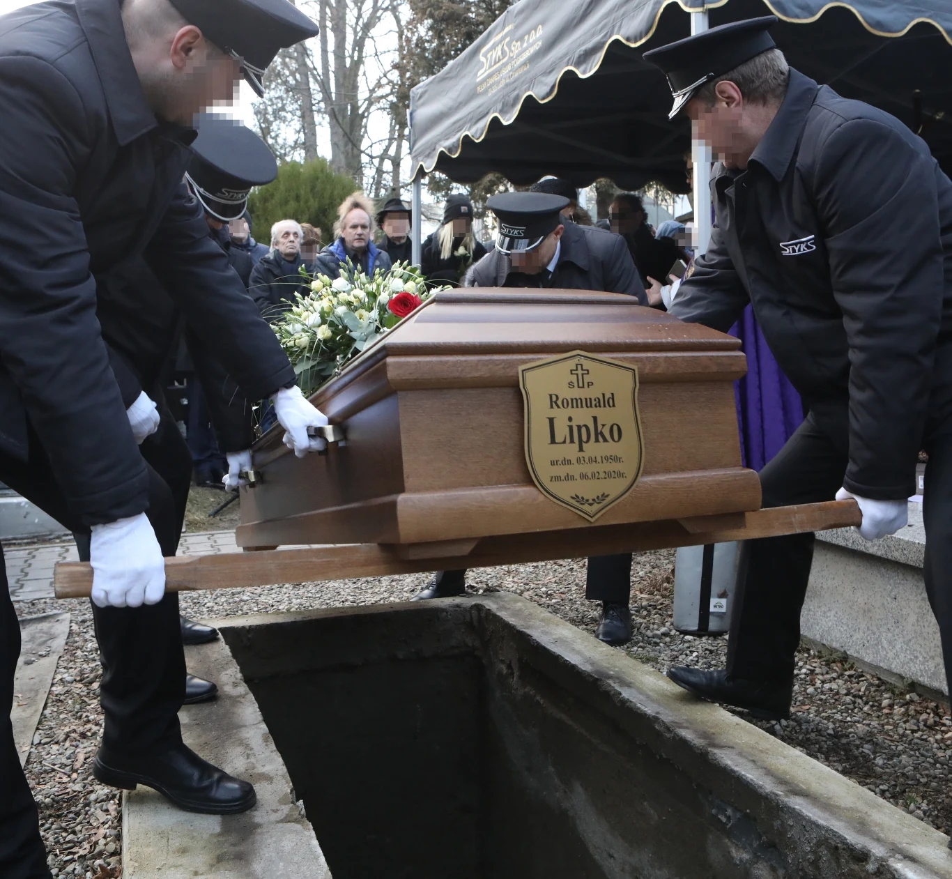 Pogrzeb Romualda Lipki