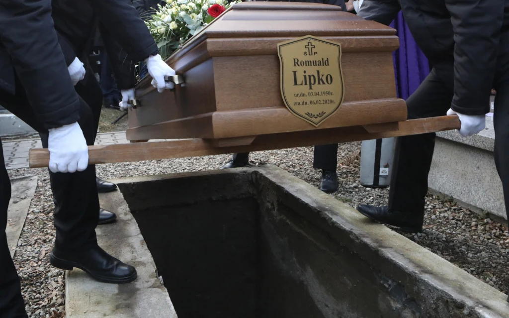 Pogrzeb Romualda Lipki