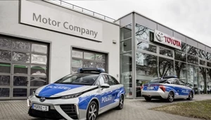 ​Toyota Mirai na patrolu w Berlinie