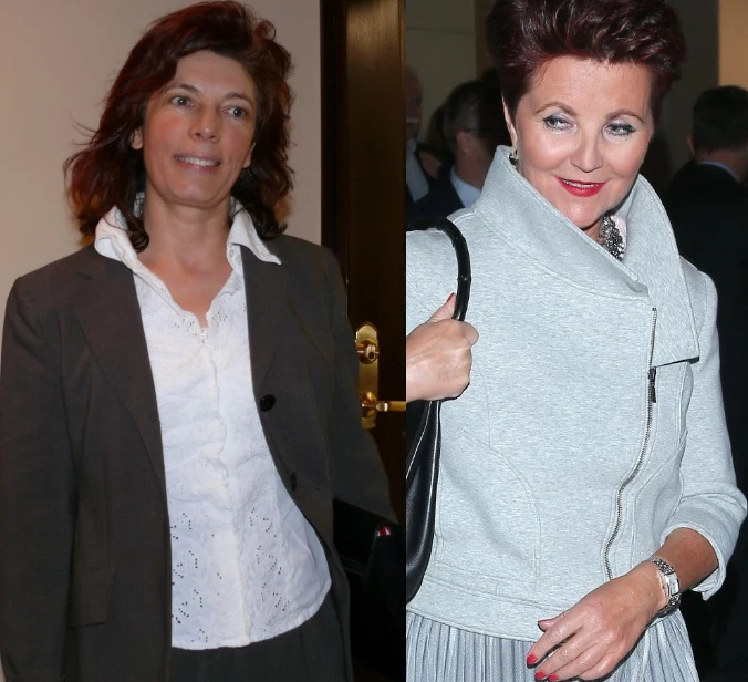 Nelly Rokita i Jolanta Kwaśniewska