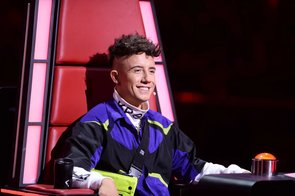 Dawid Kwiatkowski w fotelu trenera "The Voice Kids"