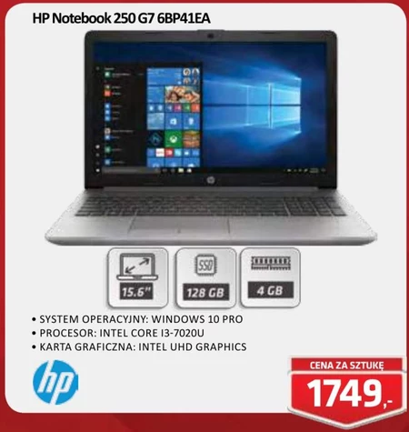 Notebook 250 G7 6BP41EA HP