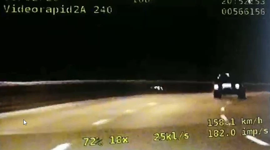 Podczas pościgu osiątnięto prędkość 200 km/h