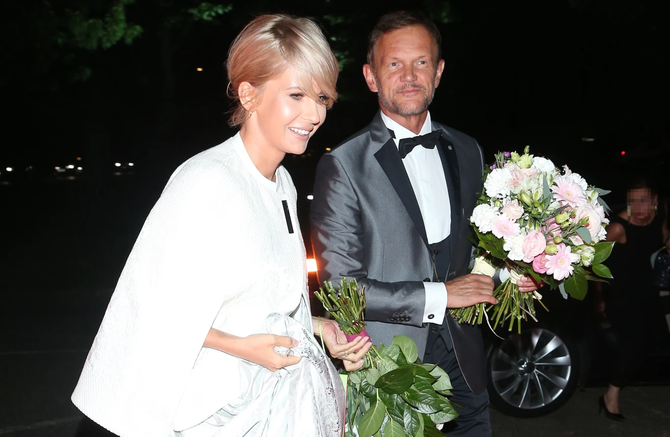 Cezary Pazura z żoną Edytą Cezary Pazura z żoną Edytą