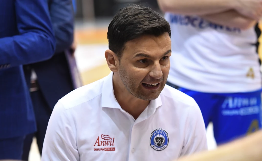Trener Anwilu Włocławek Igor Milicić Trener Anwilu Włocławek Igor Milicić