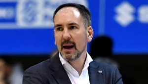 Trener drużyny Polski Cukier Toruń Sebastian Machowski