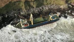 Statek-widmo u wybrzeży Irlandii