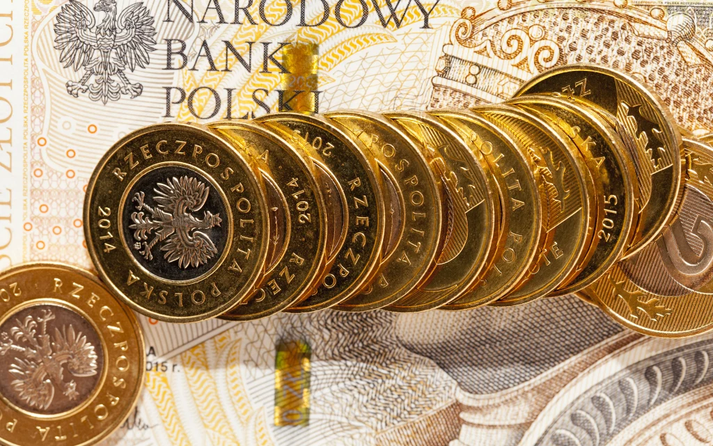 Złoty umocnił się wobec dolara i osłabił względem franka 