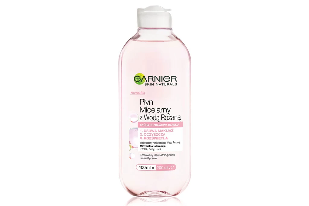 Garnier:  Płyn Micelarny z Wodą Różaną