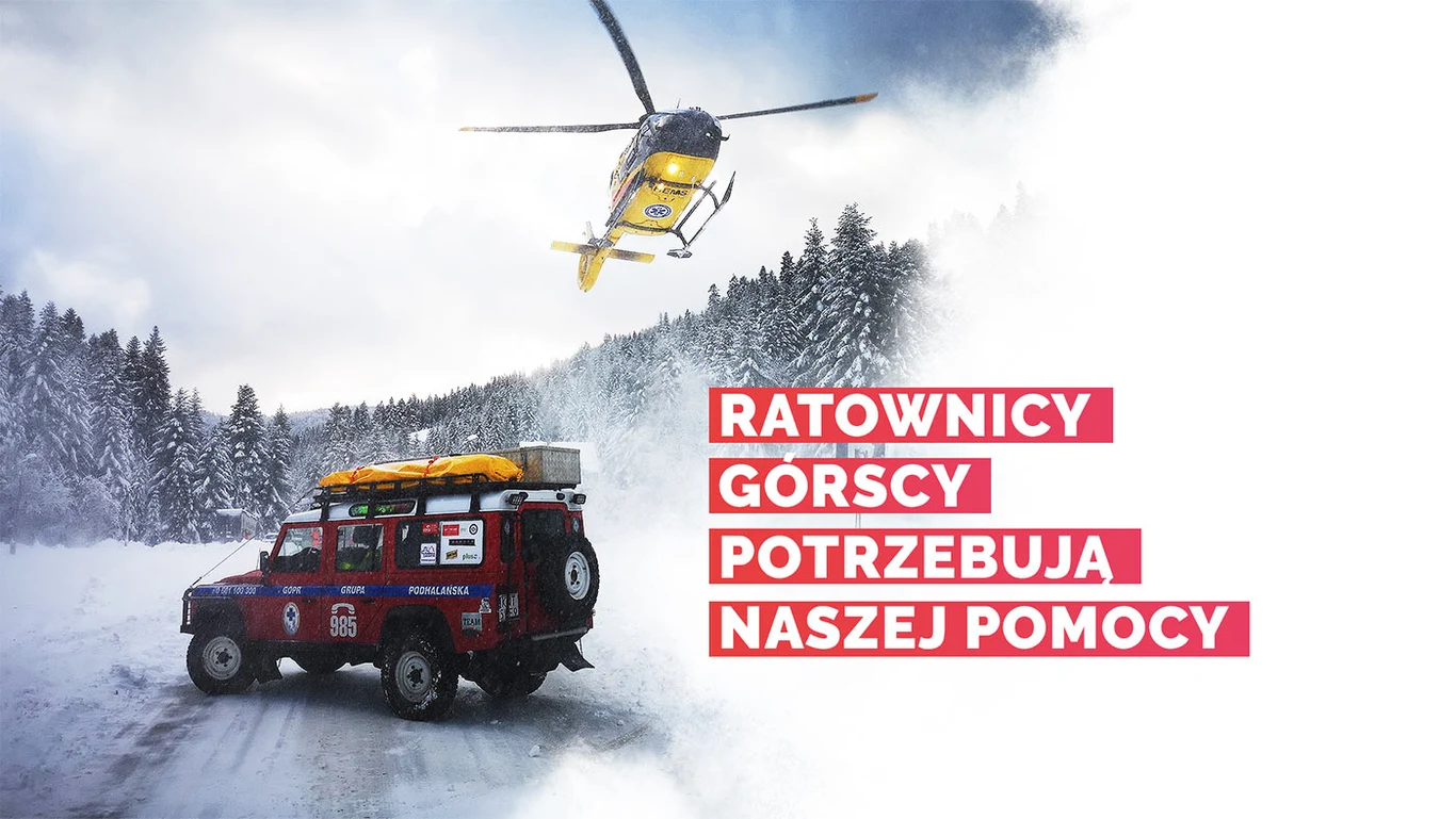 Grupa podhalańska GOPR - bohaterowie wyjątkowo potrzebują naszej pomocy Grupa podhalańska GOPR - bohaterowie wyjątkowo potrzebują naszej pomocy