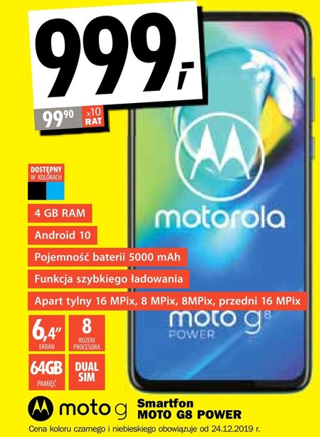Smartfon Moto G8 Power Motorola
