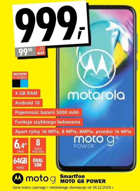 Smartfon Moto G8 Power Motorola