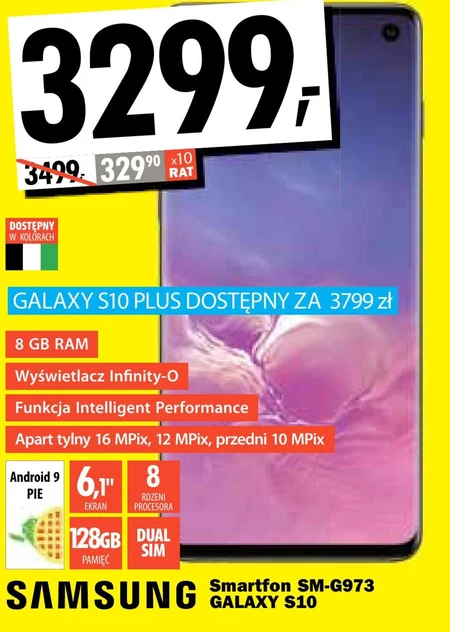Smartfon SM-G973 Galaxy S10 Samsung