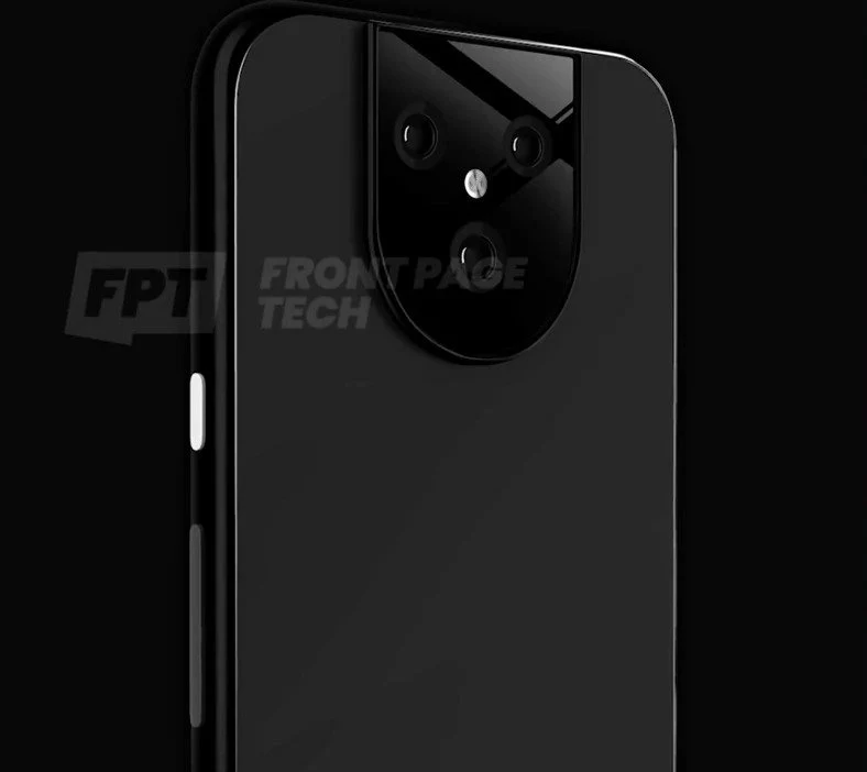 Google Pixel 5 XL render / fot. Frontpage Tech