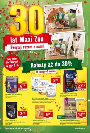 Świętuj 30 lat Maxi ZOO !