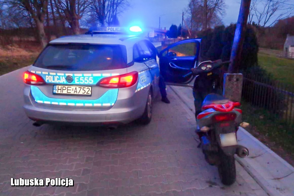 Skuterzysta został zatrzymany Skuterzysta został zatrzymany