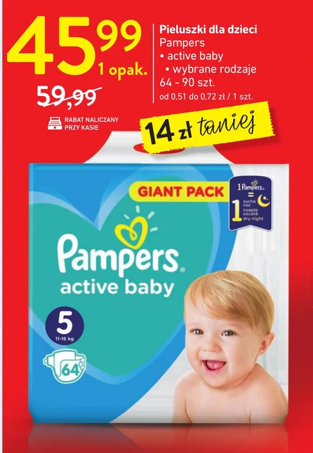 Pieluchy Pampers