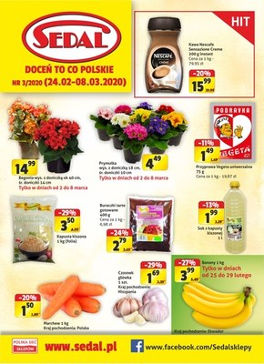 Najlepsze promocje w sklepach Sedal!