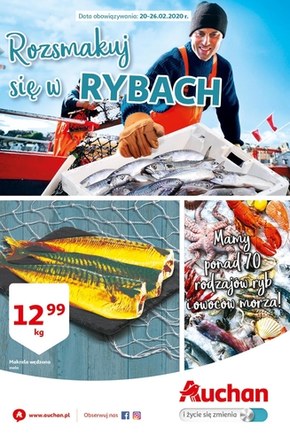 Targ rybny w Auchan Hipermarket!