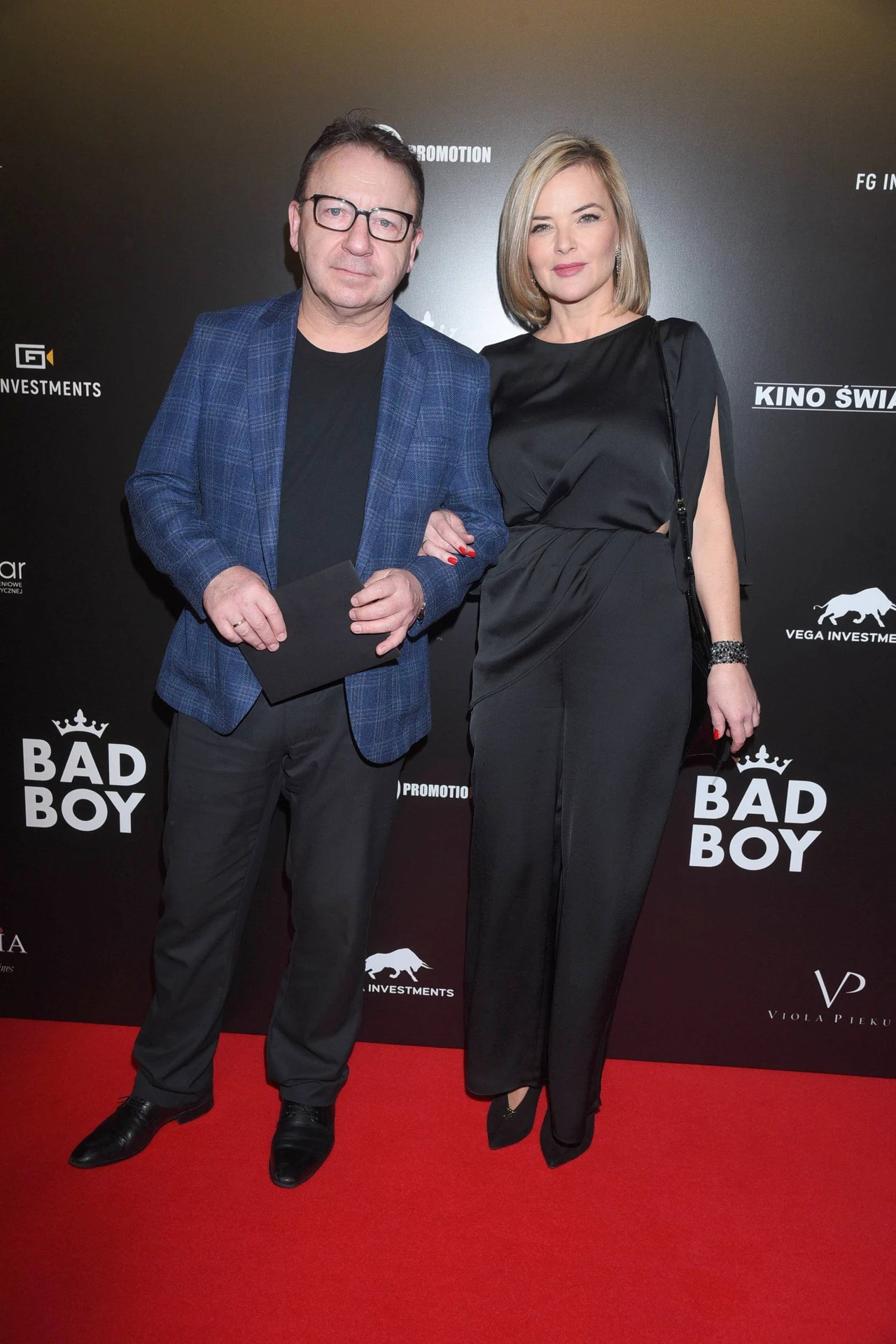 Monika Zamachowska na premierze filmu "Bad Boy"