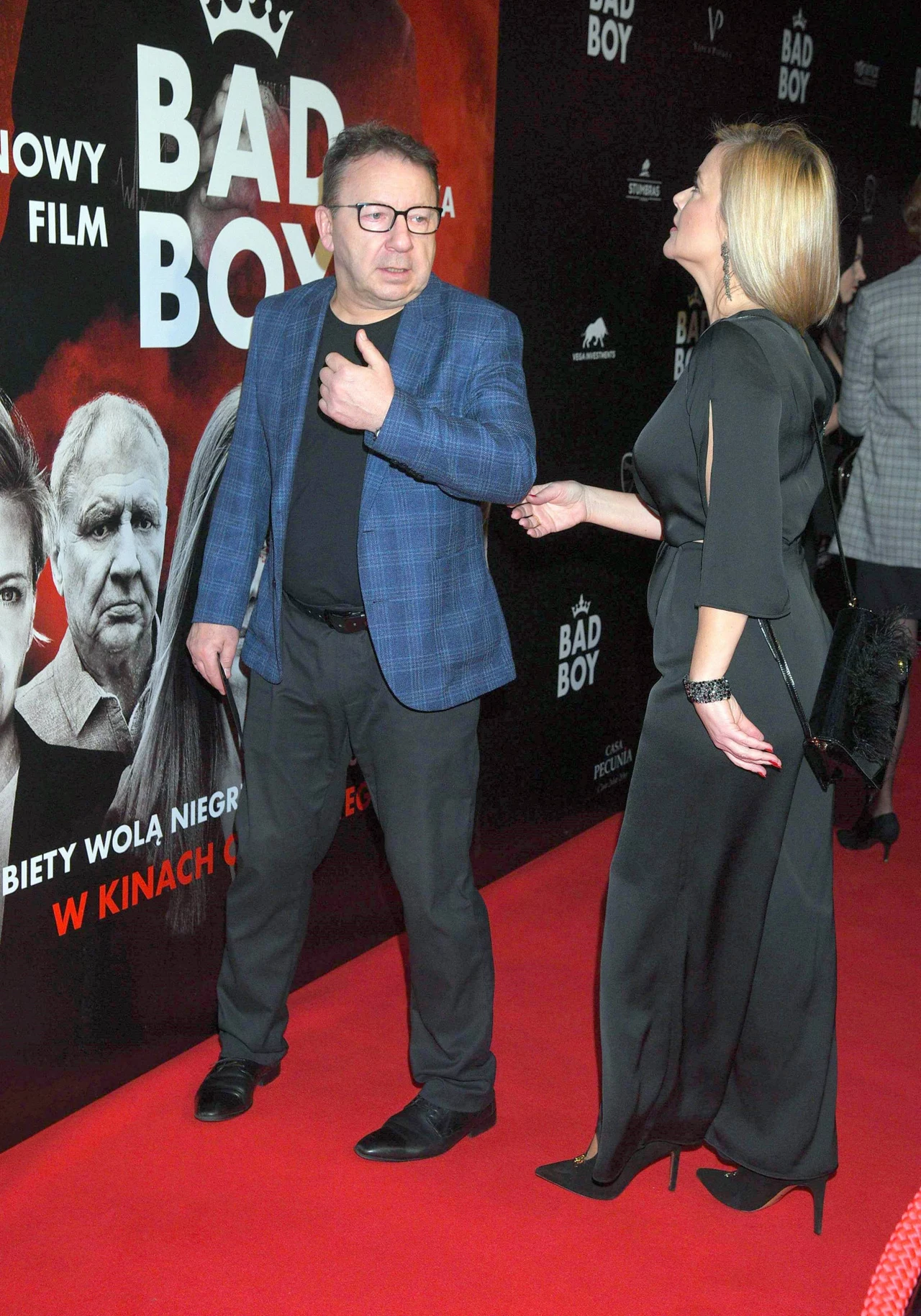 Monika Zamachowska na premierze filmu "Bad Boy"
