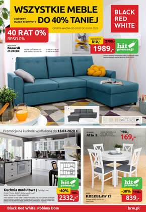 Wszystkie meble do 40% taniej - BRW
