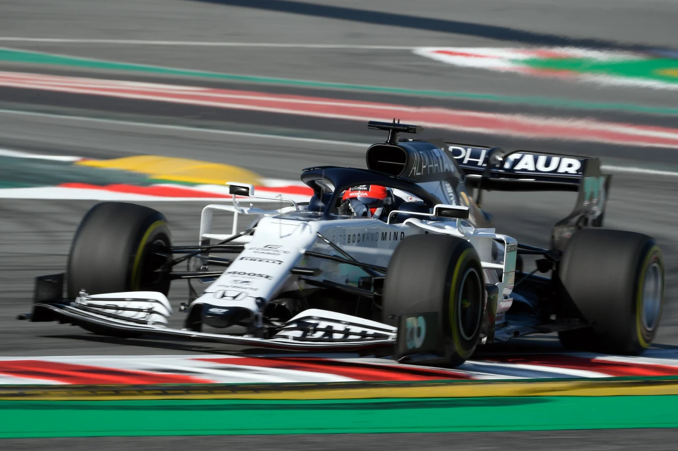 AlphaTauri Honda. Za kierownicą Daniil Kvyat AlphaTauri Honda. Za kierownicą Daniil Kvyat