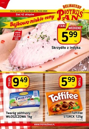 Bajkowo niskie ceny w Piotruś Pan
