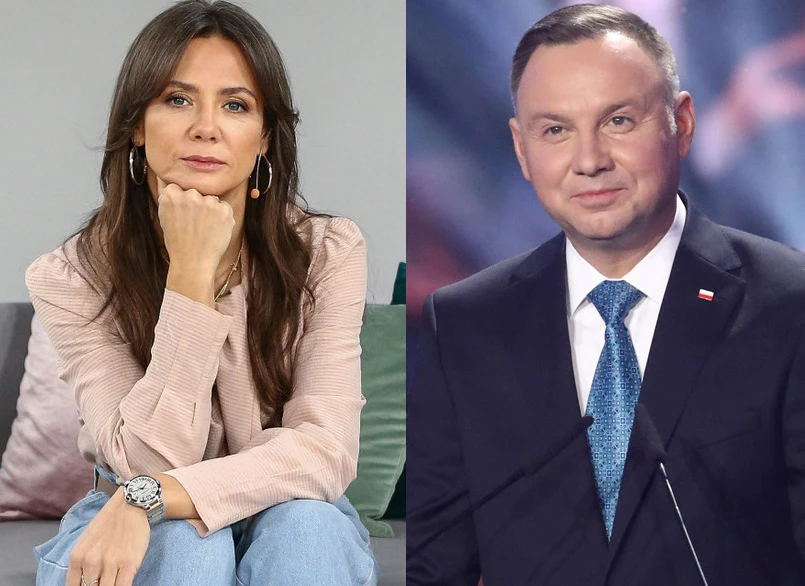 Kinga Rusin, Andrzej Duda, fot. Piotr Molecki Kinga Rusin, Andrzej Duda, fot. Piotr Molecki