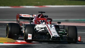 Kimi Raikkonen na torze Circuit de Catalunya
