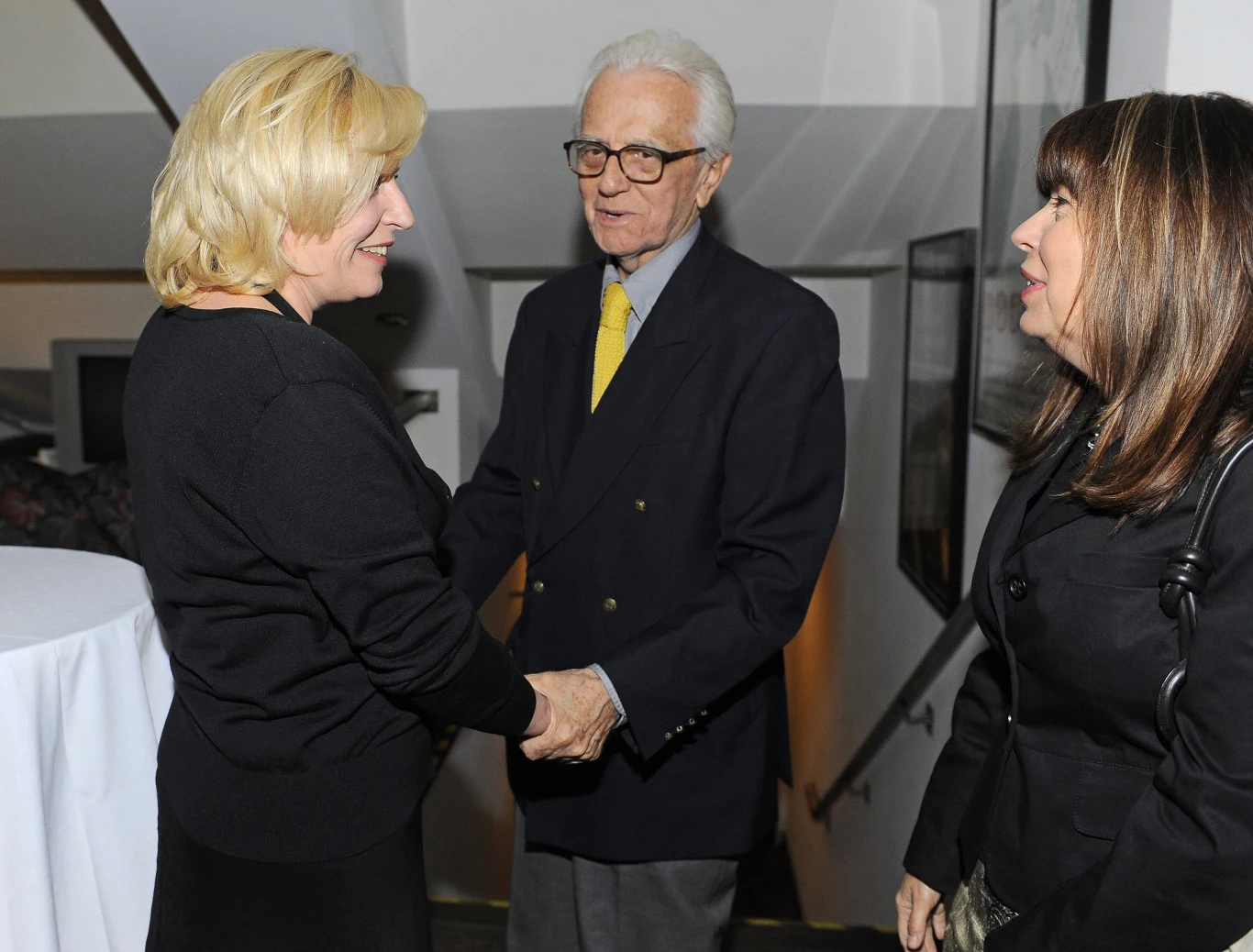 Krystyna Janda, Andrzej Łapicki, Zuzanna Łapicka, 2008 rok Krystyna Janda, Andrzej Łapicki, Zuzanna Łapicka, 2008 rok