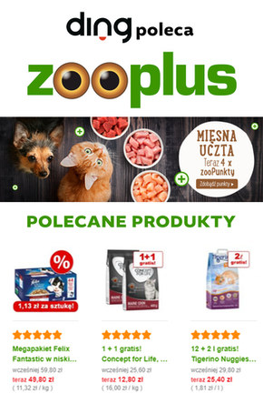 Uczta dla zwierzaków w Zooplus