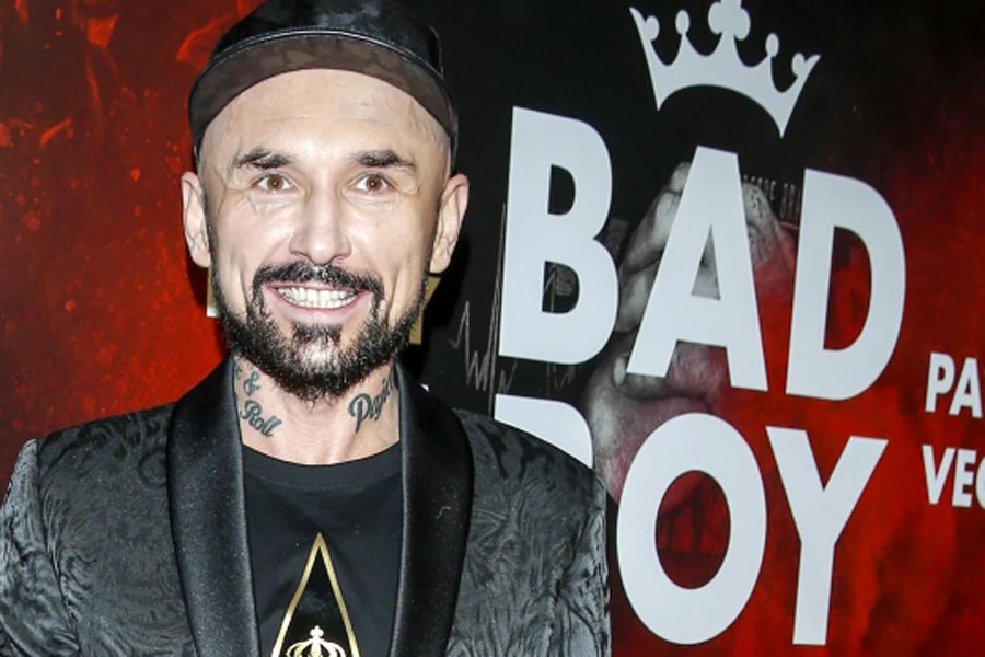 Patryk Vega na premierze filmie "Bad Boy"