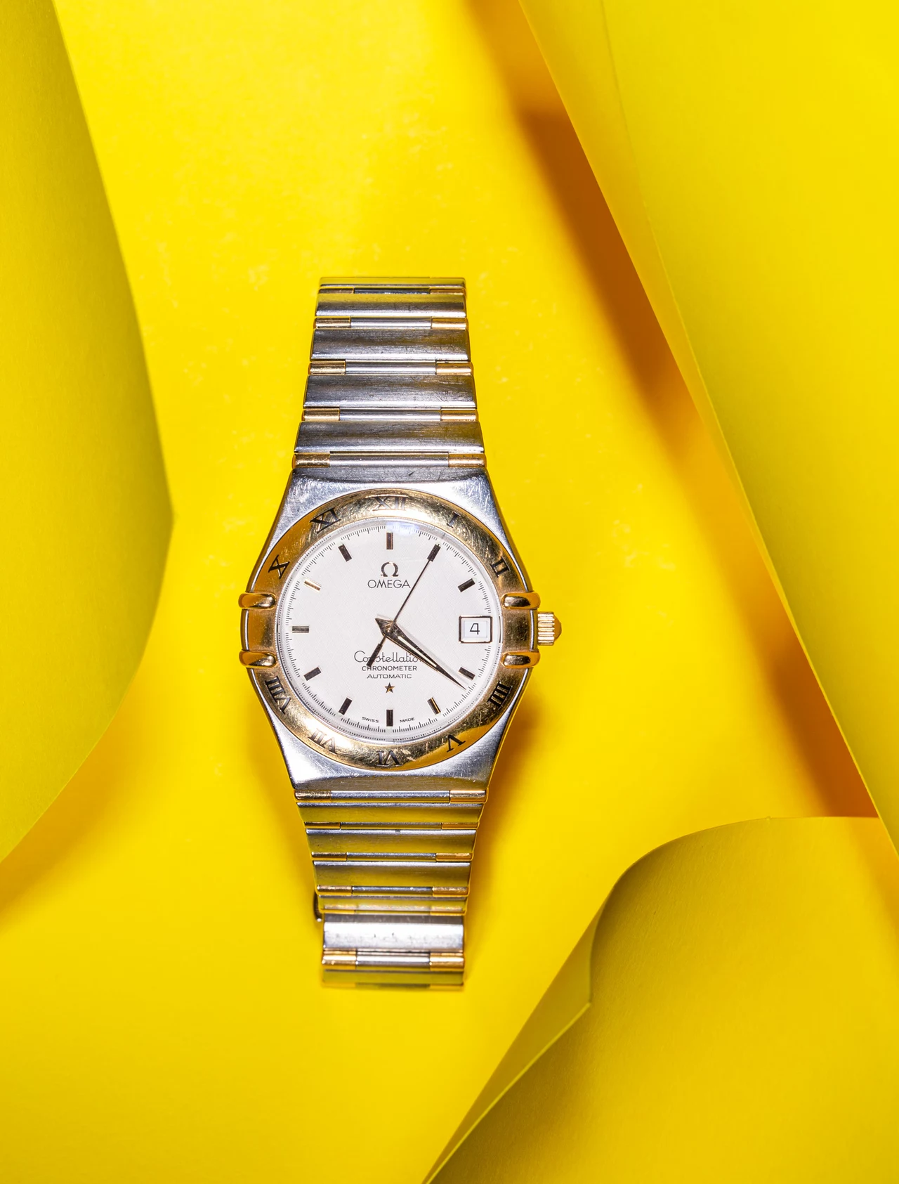Zegarek Omega Constellation, Szwajcaria, koniec XX w. Zegarek Omega Constellation, Szwajcaria, koniec XX w.