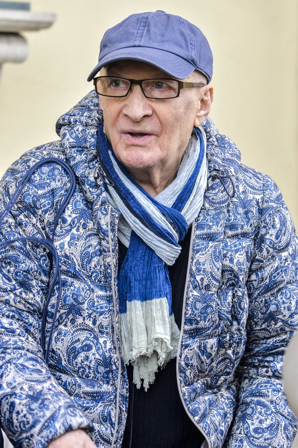 Wojciech Pszoniak na pogrzebie Jerzego Gruzy