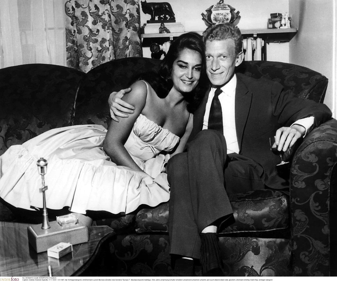 Z mężem Lucienem Morissem w 1967 roku