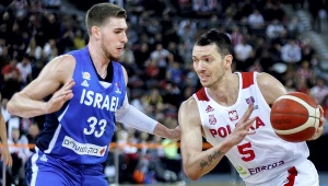 Aaron Cel w meczu z Izraelem