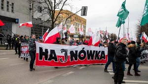 Marsz Żołnierzy Wyklętych w Hajnówce w 2019 roku