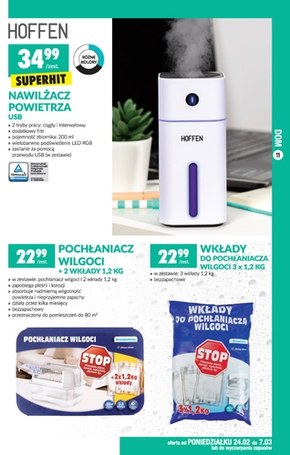 Pochłaniacz wilggoci – promocje i gdzie można tanio kupić Lampa LED Lethe Works promocja Biedronka Ding.pl