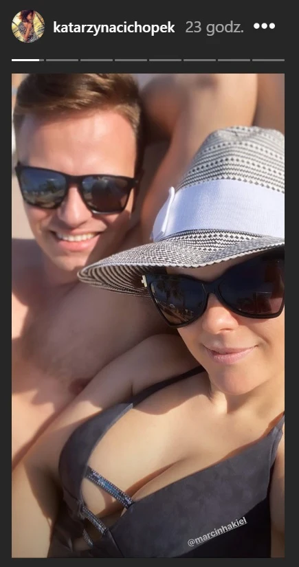 Agnieszka Cichopek i Marcin Hakiel 