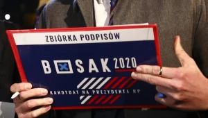 Zbiórka podpisów pod kandydaturą Krzysztofa Bosaka