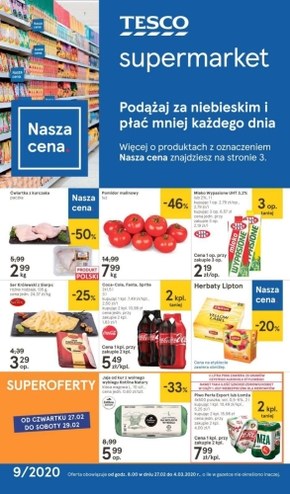 Superokazje w Tesco Supermarket