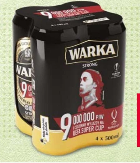 Piwo Warka Strong