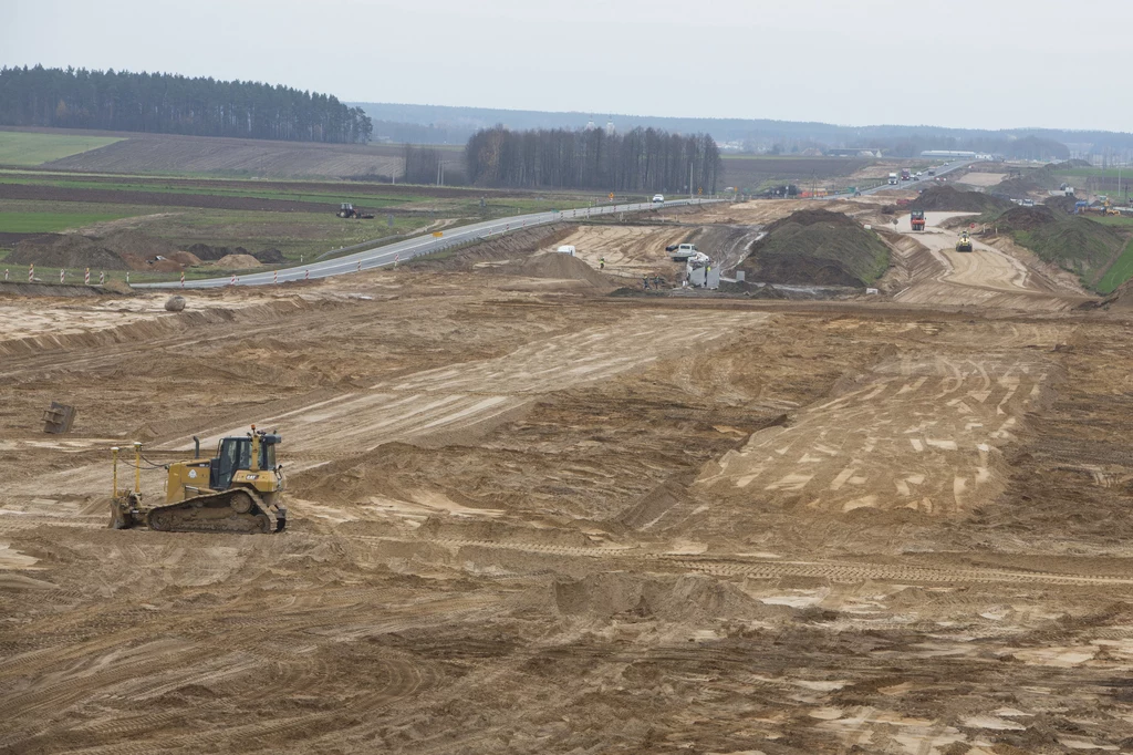 Budowa S61 na odcinku Stawiski - Szczucin Budowa S61 na odcinku Stawiski - Szczucin